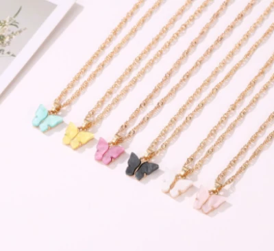 Korean Butterfly Necklace