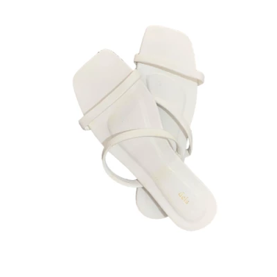 dels joys white sandals