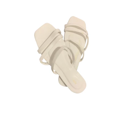 dels delia white sandals