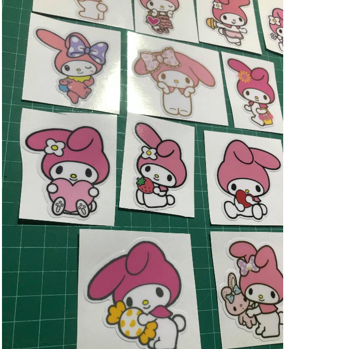 20 pcs My Melody Vinyl Sticker Set