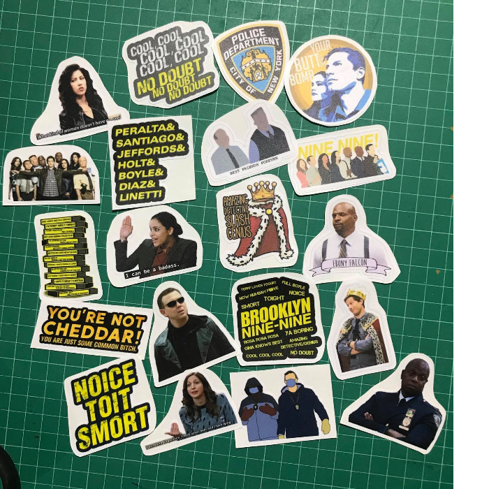 20 pcs Brooklyn 99 Vinyl Sticker Set