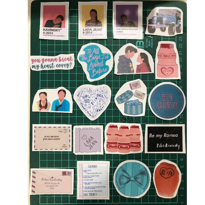 20 pcs To All the Boys I&#039;ve Loved Before Vinyl Sticker Set