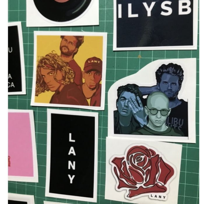 10 pcs Lany Vinyl Sticker Set