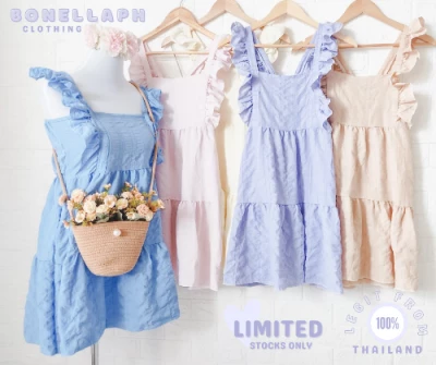 Bangkok Ruffled Sleeveless Summer Dress