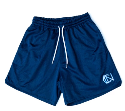 Mesh shorts in Midnight blue