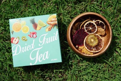 Dried Fruit Tea ( 1 box= 7 flavors Dragonfruit, Pineapple, Orange,Kiwi,Lemon,Lime and Ginger)